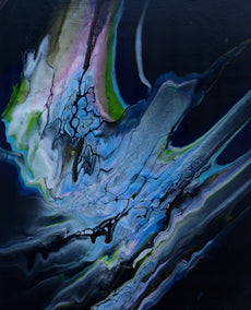 acrylic painting by Linda McCord titled Departure