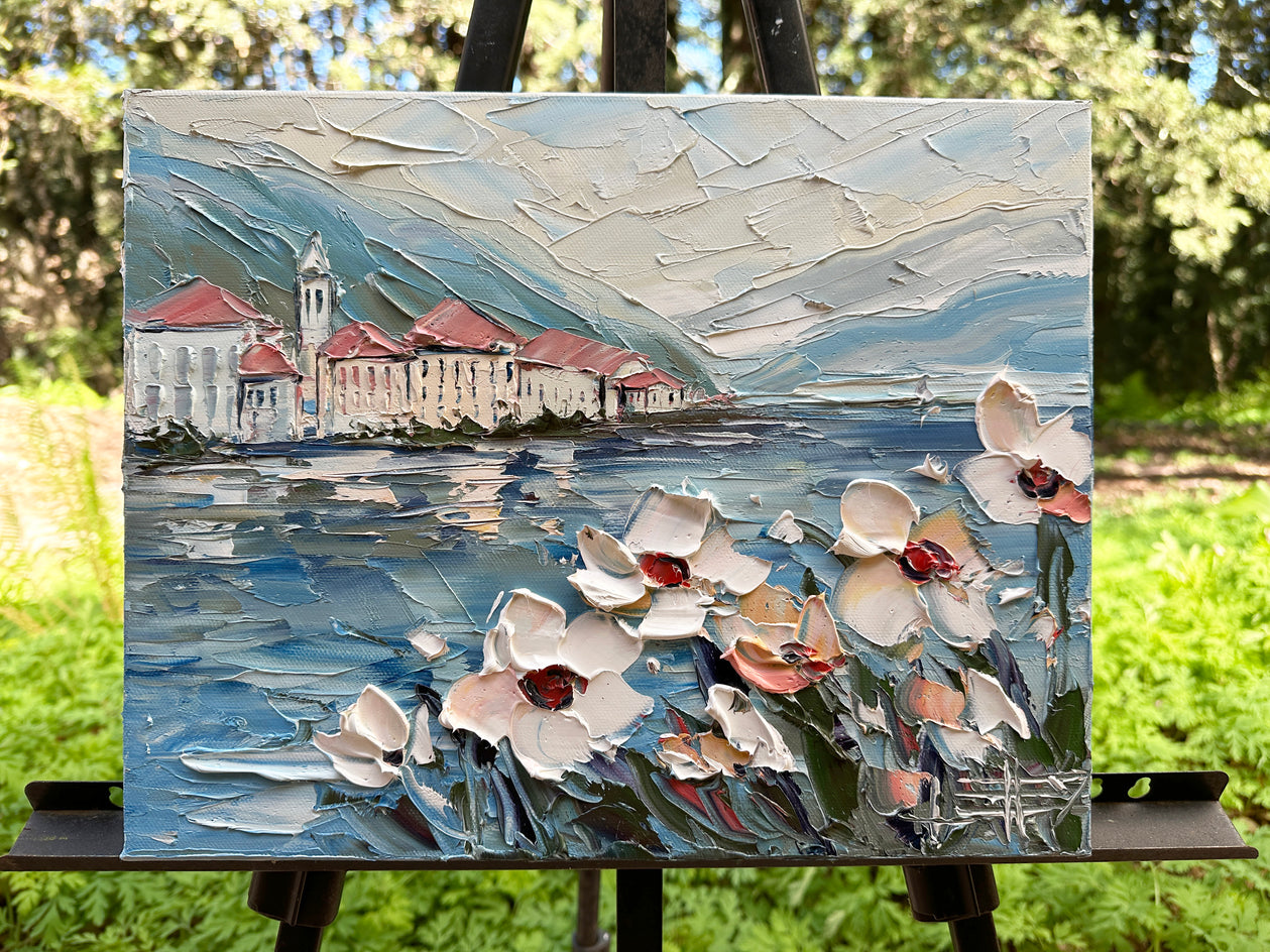 Petals on the Breeze by Lisa Elley |  Context View of Artwork