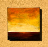 Original art for sale at UGallery.com | Horizon X by Mandy Main | $550 | oil painting | 12' h x 12' w | thumbnail 3