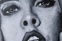 Original art for sale at UGallery.com | I Need to Put a Day in Between Lovers by Mark Cudd | $575 | acrylic painting | 20' h x 16' w | thumbnail 4