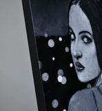 Original art for sale at UGallery.com | It's Gonna Be a Long Night (98-99 Series) by Mark Cudd | $850 | acrylic painting | 24' h x 20' w | thumbnail 2