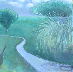 Original art for sale at UGallery.com | A Study in Green by Mary Pratt | $1,300 | oil painting | 20' h x 20' w