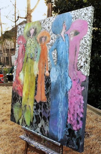 Color Glamour by Mary Pratt |  Side View of Artwork