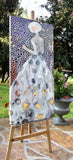 Original art for sale at UGallery.com | Dotted by Mary Pratt | $2,700 | oil painting | 48' h x 24' w | thumbnail 2