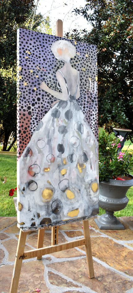 Dotted by Mary Pratt |  Side View of Artwork