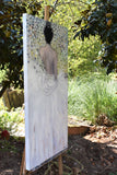 Original art for sale at UGallery.com | One Must Shimmer by Mary Pratt | $2,700 | oil painting | 48' h x 24' w | thumbnail 2