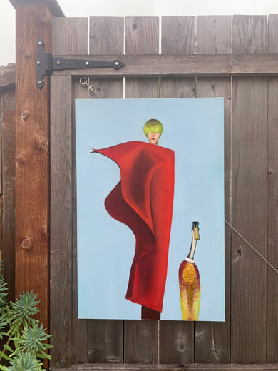 The Red Veil by Mikhail Zuyeu |  Context View of Artwork