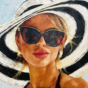 Original art for sale at UGallery.com | Catch Me if You Can by Nava Lundy | $8,400 | acrylic painting | 60' h x 60' w