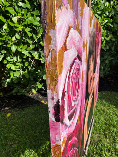 Love Language by Nava Lundy |  Side View of Artwork