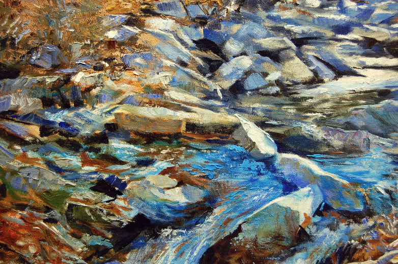 A Moraine at Hedden Park by Onelio Marrero |   Closeup View of Artwork