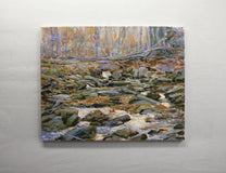 Original art for sale at UGallery.com | Basalt Moraine by Onelio Marrero | $1,225 | oil painting | 20' h x 24' w | thumbnail 3