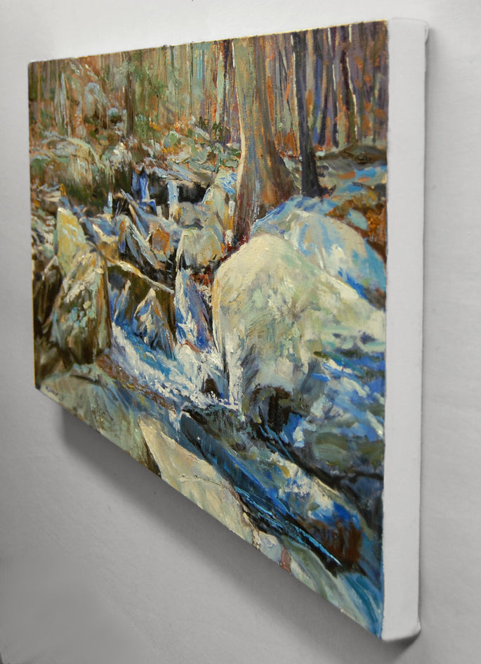 Off The Path by Onelio Marrero |  Side View of Artwork