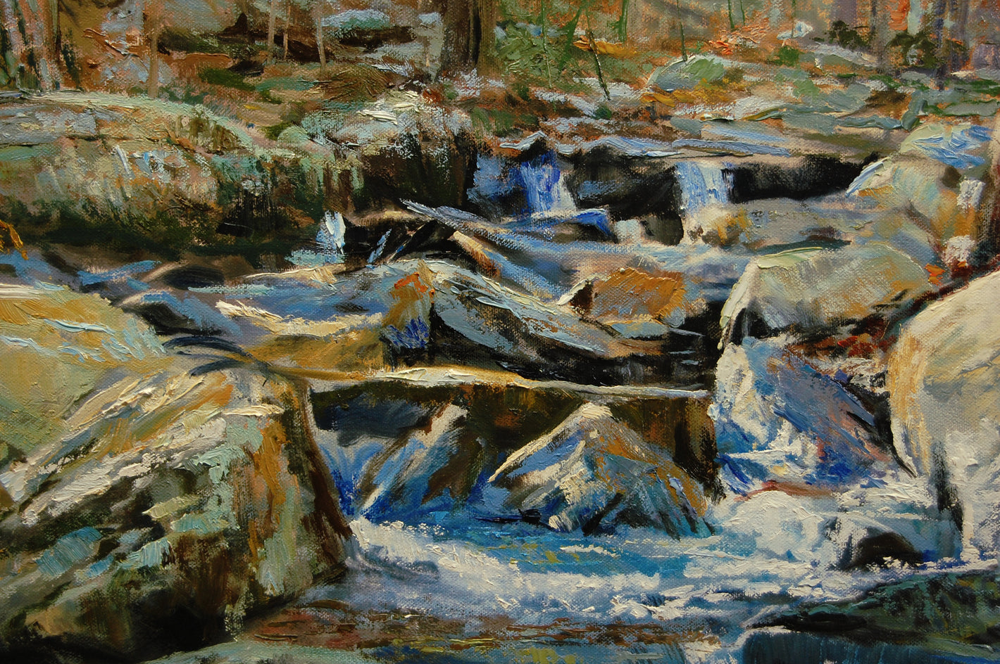 Off The Path by Onelio Marrero |  Closeup View of Artwork