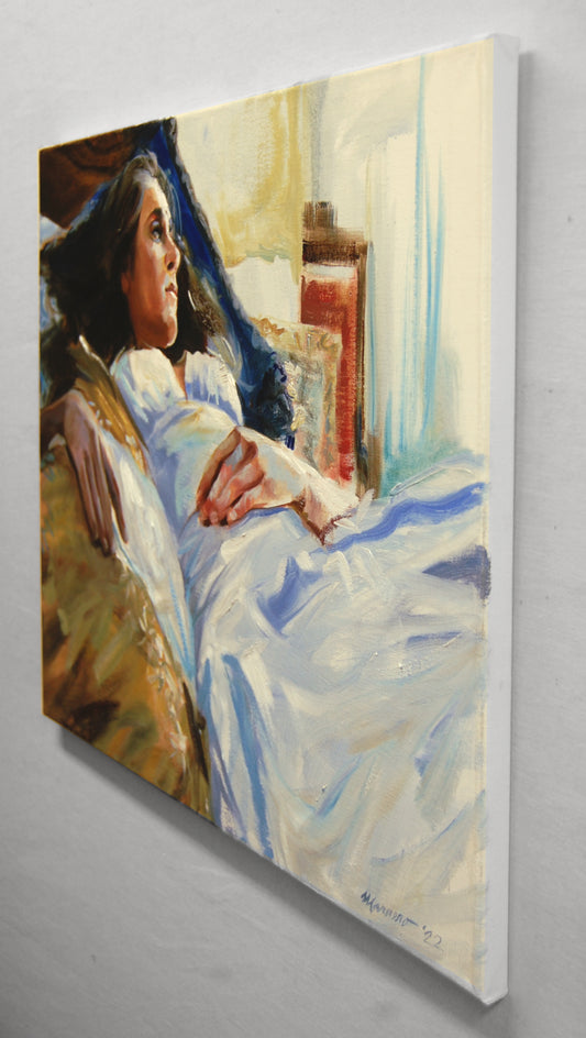 Rose by Onelio Marrero |  Side View of Artwork