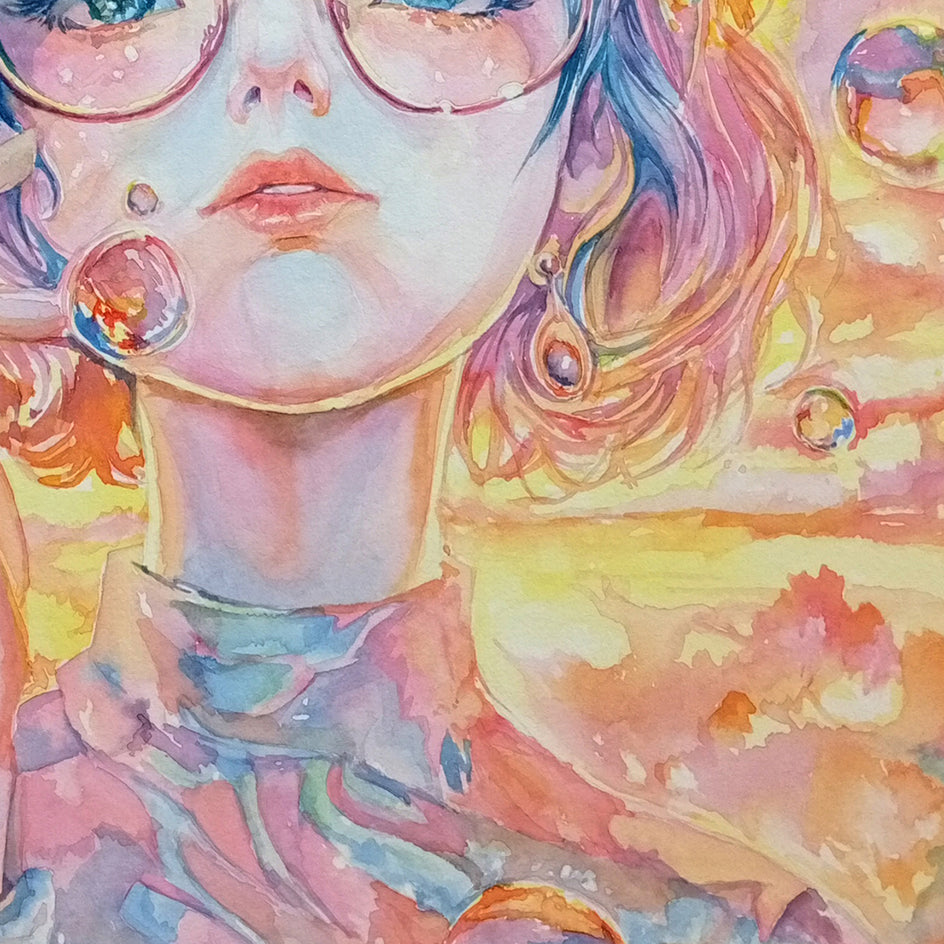 The Bubbles by Pang Saw Wee |  Closeup View of Artwork