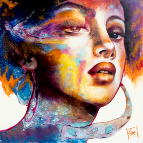 acrylic painting by Paola Ruggiero titled Onirico I