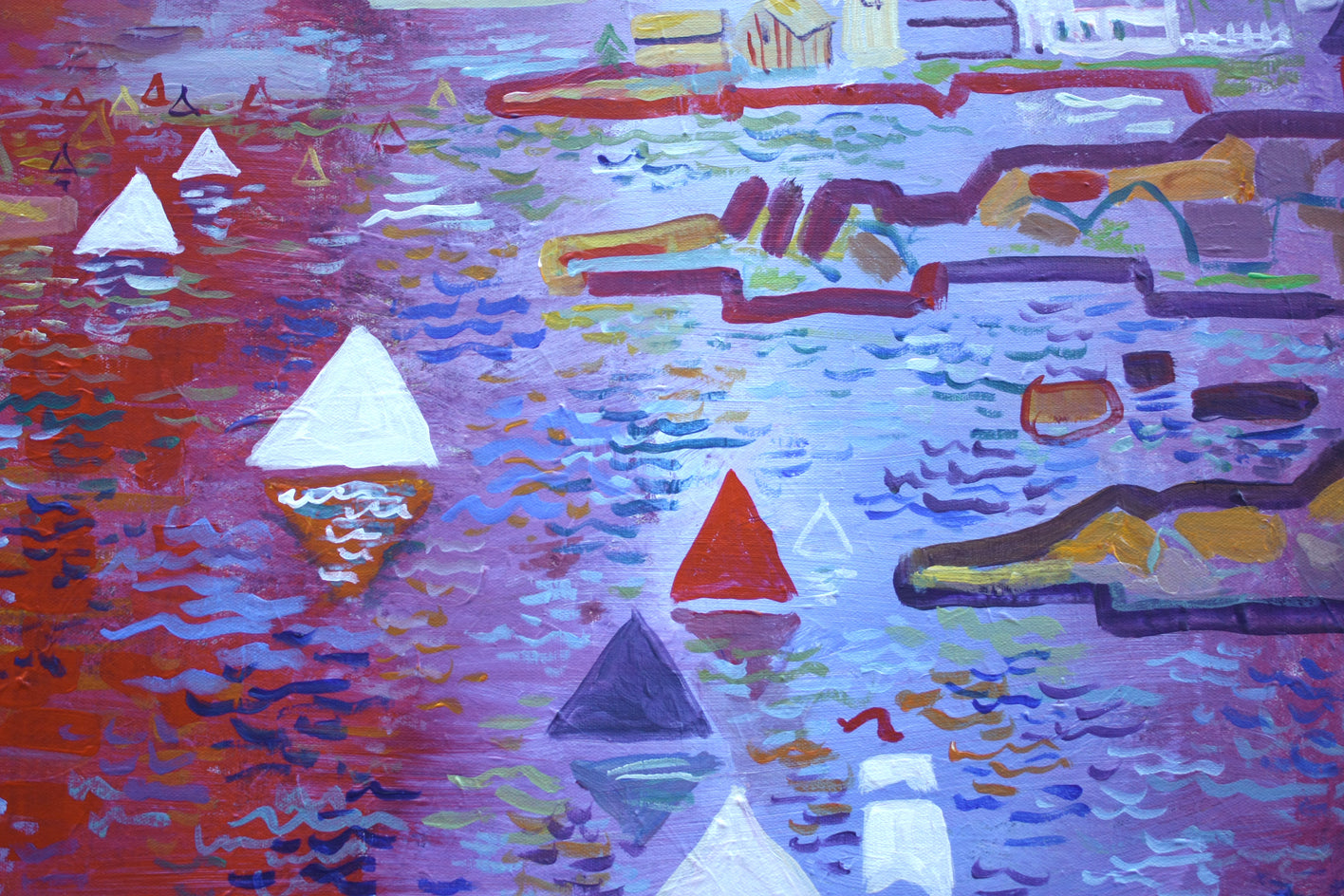 Coastal Composition by Robert Hofherr |  Closeup View of Artwork
