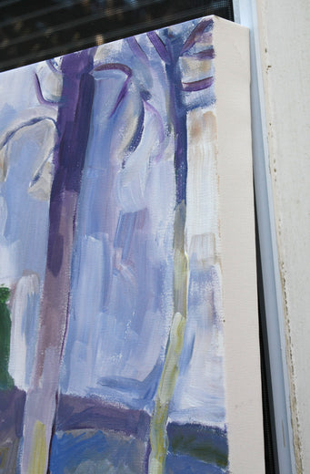 Hazy Shades of Winter by Robert Hofherr |  Side View of Artwork