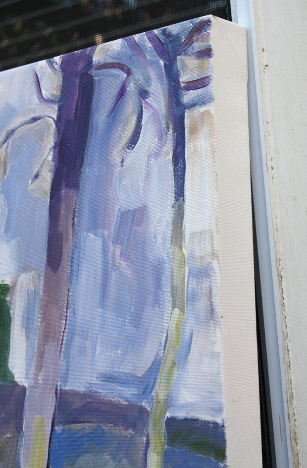 Hazy Shades of Winter by Robert Hofherr |  Side View of Artwork