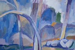Original art for sale at UGallery.com | Hazy Shades of Winter by Robert Hofherr | $1,425 | acrylic painting | 24' h x 30' w | thumbnail 4