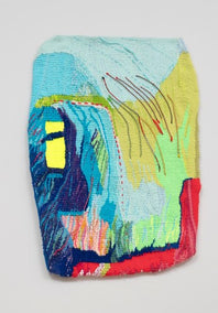 fiber artwork by Rowen Schussheim-Anderson titled Light Reflections