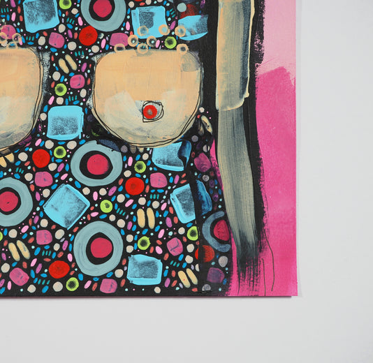 Chaos Within by Sara Rodighiero |  Side View of Artwork