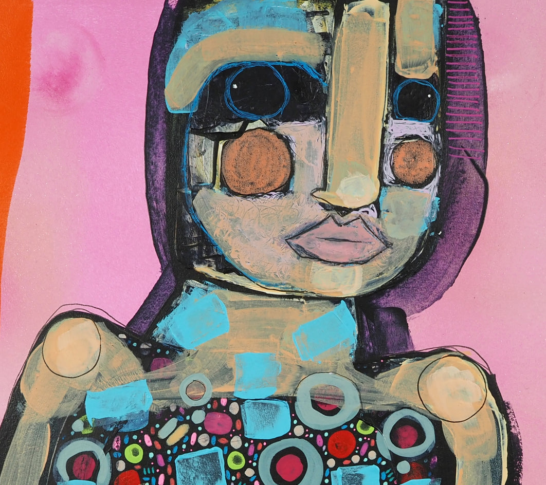 Chaos Within by Sara Rodighiero |  Closeup View of Artwork