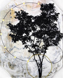 Original art for sale at UGallery.com | Circle of Life by Shannon Amidon | $300 | encaustic artwork | 10' h x 8' w | thumbnail 1