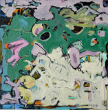 Original art for sale at UGallery.com | Life's a Picnic by Sheila Grabarsky | $2,300 | acrylic painting | 30' h x 30' w | thumbnail 1