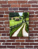 Original art for sale at UGallery.com | Country Road by Shela Goodman | $600 | oil painting | 20' h x 16' w | thumbnail 3