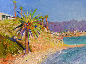 Original art for sale at UGallery.com | Sunny Day in California by Suren Nersisyan | $450 | oil painting | 12' h x 16' w