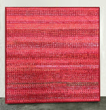 Original art for sale at UGallery.com | Scarlet Field by Terri Bell | $650 | acrylic painting | 18' h x 18' w | thumbnail 3