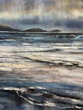 Original art for sale at UGallery.com | Luminescent Shore by Tiffany Blaise | $950 | mixed media artwork | 18' h x 24' w | thumbnail 4