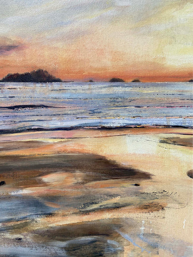 Radiance of the Tides by Tiffany Blaise |   Closeup View of Artwork