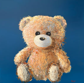 mixed media artwork by Tom Tillcott titled Johnny