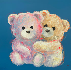 mixed media artwork by Tom Tillcott titled Mick and Suzy