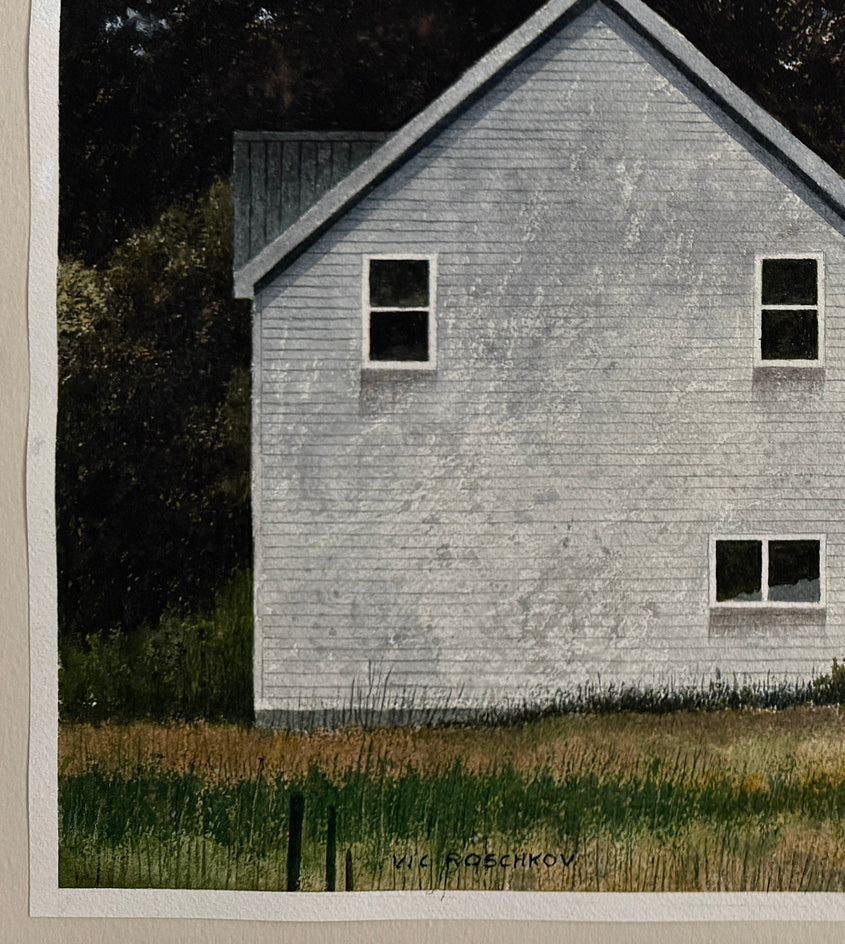 Distant Echoes by Vic Roschkov |  Side View of Artwork