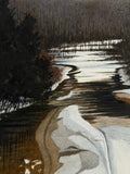 Original art for sale at UGallery.com | Thawing Time by Vic Roschkov | $550 | watercolor painting | 20' h x 12' w | thumbnail 4