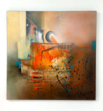 Original art for sale at UGallery.com | Another Dimension by Yamilet Sempe | $3,700 | mixed media artwork | 36' h x 36' w | thumbnail 3