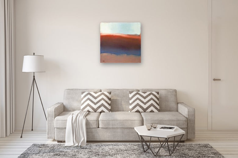 Orange Has Its Place by Heidi Hybl |  In Room View of Artwork