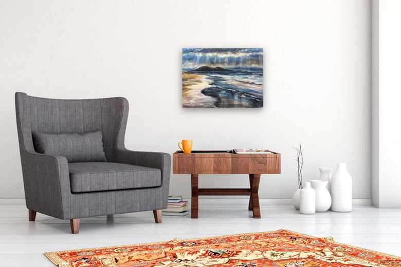 Luminescent Shore by Tiffany Blaise |  In Room View of Artwork