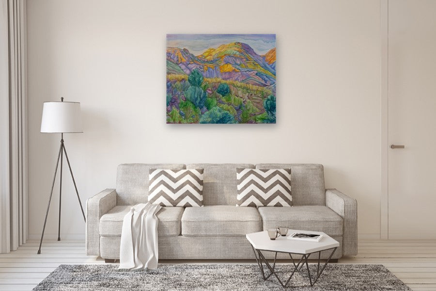 The Silence of Fading Light by Crystal DiPietro |  In Room View of Artwork