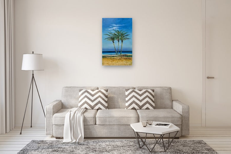 Palms by George Peebles |  In Room View of Artwork