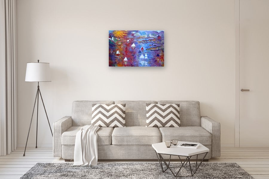 Coastal Composition by Robert Hofherr |  In Room View of Artwork