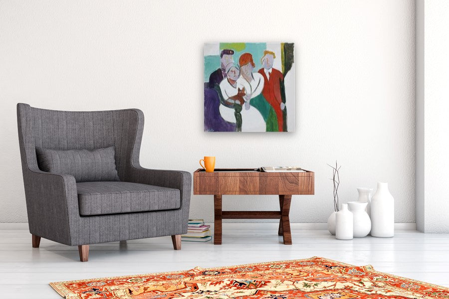 Family Ties by Robert Hofherr |  In Room View of Artwork