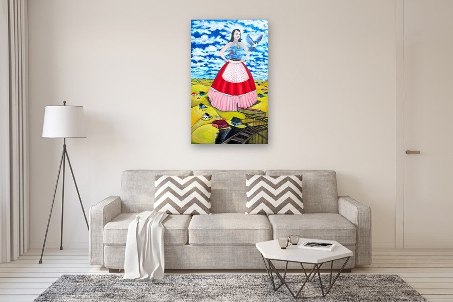 Gaining Perspective by Kat Silver |  In Room View of Artwork