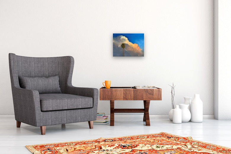 Tall Palm by Kent Sullivan |  In Room View of Artwork