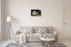 Original art for sale at UGallery.com | Distant Echoes by Vic Roschkov | $750 | watercolor painting | 15.5' h x 25' w | thumbnail 5