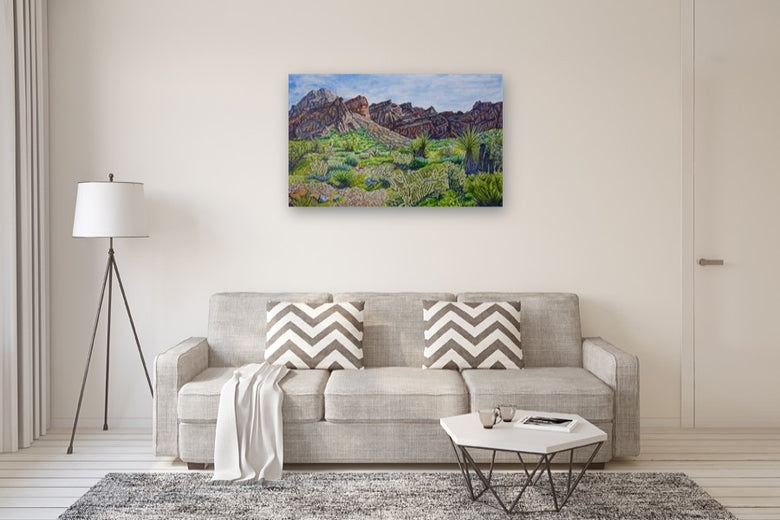 Highland Range by Crystal DiPietro |  In Room View of Artwork