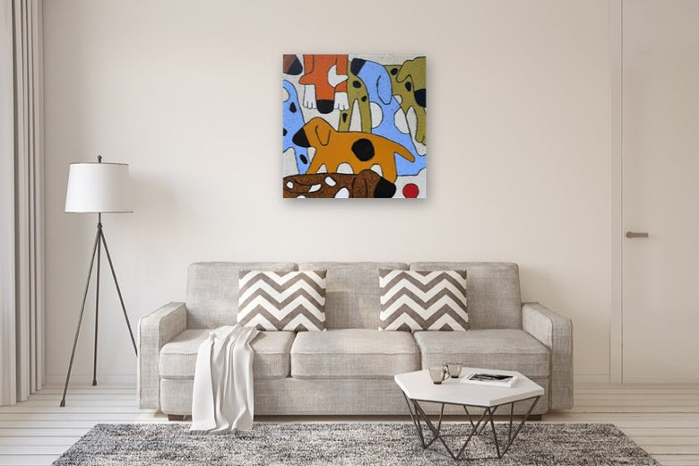 Unleashed by Jaime Ellsworth |  In Room View of Artwork